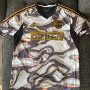Adidas x NY Red Bulls MLS Gold and Black Red Bull Jersey